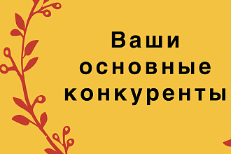 Ваши основные конкуренты