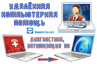 Удаленная компьютерная помощь - диагностика, оптимизация ПК