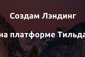 Создам Лэндинг на Тильде