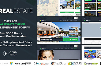 Шаблон Real Estate 7 WordPress на русском с обновлениями