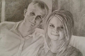 Напишу портрет. Drawing a portrait