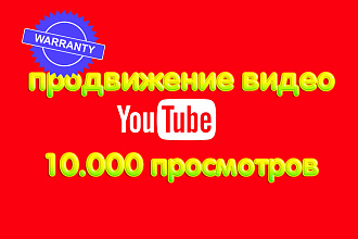 10.000 просмотров на любом видео YouTube. Раскрутка канала
