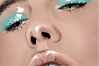 Fashion иллюстрация. Портреты и объекты в графике