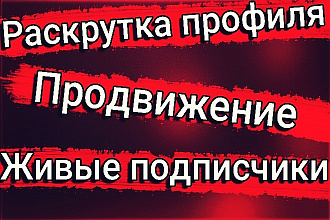 Привлечение 300 живых подписчиков для вашего аккаунты Instagram