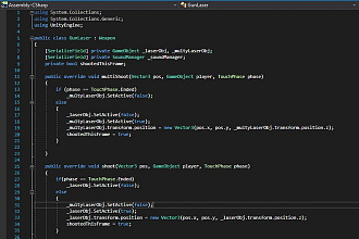 Напишу C# скрипт для игры на Unity3d
