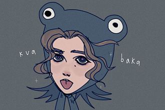 Нарисую портрет в мультяшном стиле