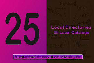 Добавлю Ваш Сайт в Local Citations Service 25 вечных ссылок Бурж