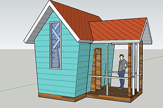 Создам модель 3D в sketchup