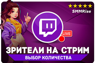 Зрители на стрим Twitch. Продвижения Твич