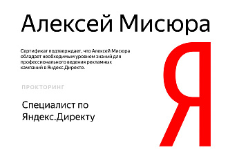 Настройка контекстной рекламы в Яндекс. Директ