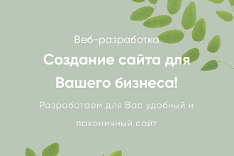Создам сайт для Вашего бизнеса