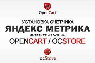 OpenCart. Яндекс Метрика счётчик на OcStore Опенкарт