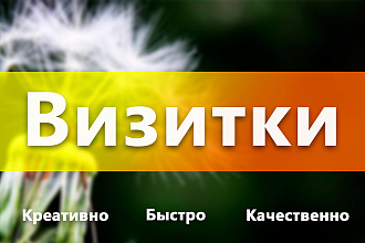 Сделаю Визитки, быстро и качественно