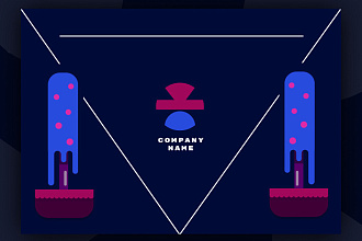 Business card for a game development company