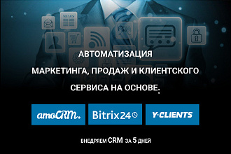 Внедряю CRM на основе amoCRM, Битрикс24