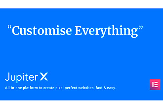 Jupiter многоцелевая отзывчивая премиум тема Wordpress