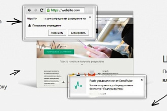 Установлю Push - уведомления на ваш сайт