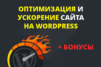 Турбо оптимизация и ускорение сайта на Wordpress + гарантия + бонусы