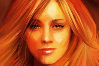 Напишу портрет в стиле Digital Art