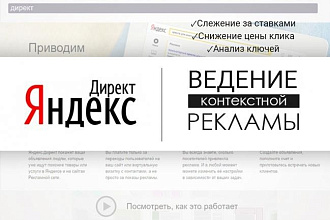 Ведение рекламной кампании в РСЯ в течение 7 дней