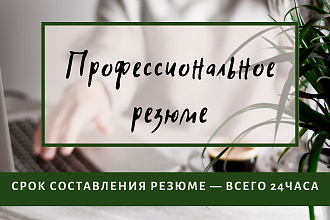 Составление работающего резюме