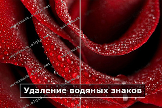 Удаление водяных знаков, текста и лишних объектов с изображений