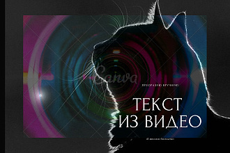 Транскрибация, расшифровка, перепись. Перевод аудио, видео в текст