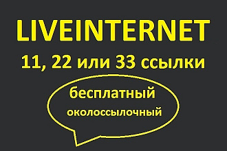 Ссылки в постах с Live Internet