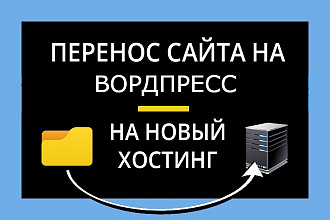 Установлю купленный у меня сайт на CMS WordPress, на хостинг и домен