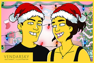 Портреты в стиле Симпсонов, The Simpsons