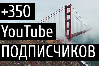 + 350 подписчиков YouTube
