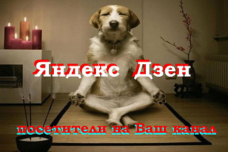 Посетители на Ваш канал Яндекс Дзен
