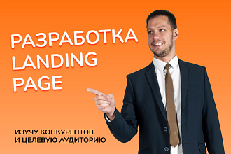 Сделаю продающий Landing Page, анализ бизнеса, конкурентов, ЦА