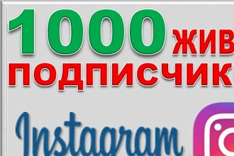 900 Живых подписчиков на профиль в Instagram. Гарантированно