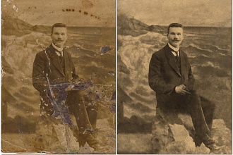 Восстановление старой фотографии