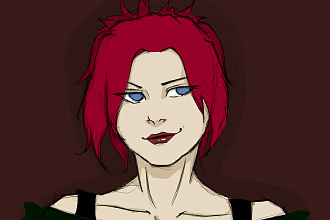 Digital art персонажей