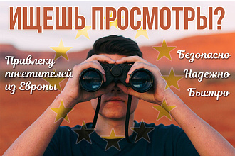 Я увеличу рейтинг вашего сайта SEO-трафиком из Европы