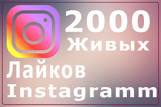 2000 лайков в ваш Инстаграм