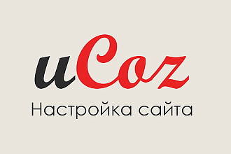 Настройка uCoz сайта недорого