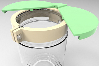 Смоделирую объект в SolidWorks