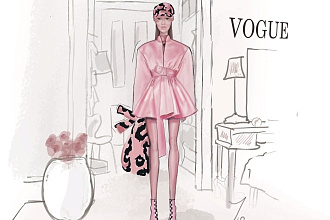 Иллюстрация в стиле fashion