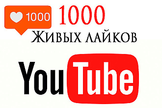 1000 лайков на видео YouTube