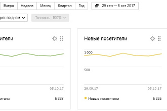 500-600 посетителей в сутки целый месяц на ваш сайт