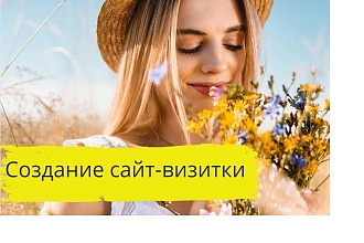Создам сайт-визитку на 100 баллов