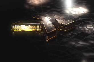 3D LOGO - золото, серебро
