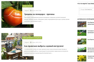 Размещу вечную ссылку на сайте огородной тематики