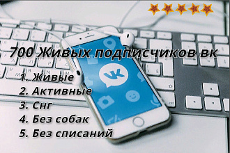 Добавлю 700 живых подписчиков вконтакте в группу либо в друзья