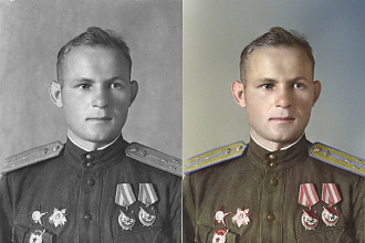 Отредактирую чб фото, качественно, дешево, быстро
