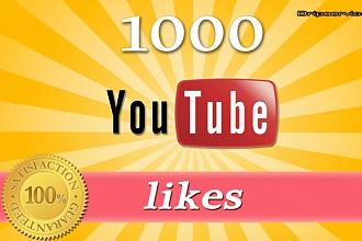 Добавлю 1000 лайков к вашему видео в Youtube