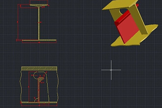 Создание 2D чертежей, 3D моделей в AutoCad